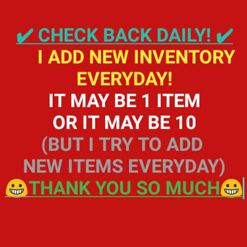ITEMS ADDED DAILY